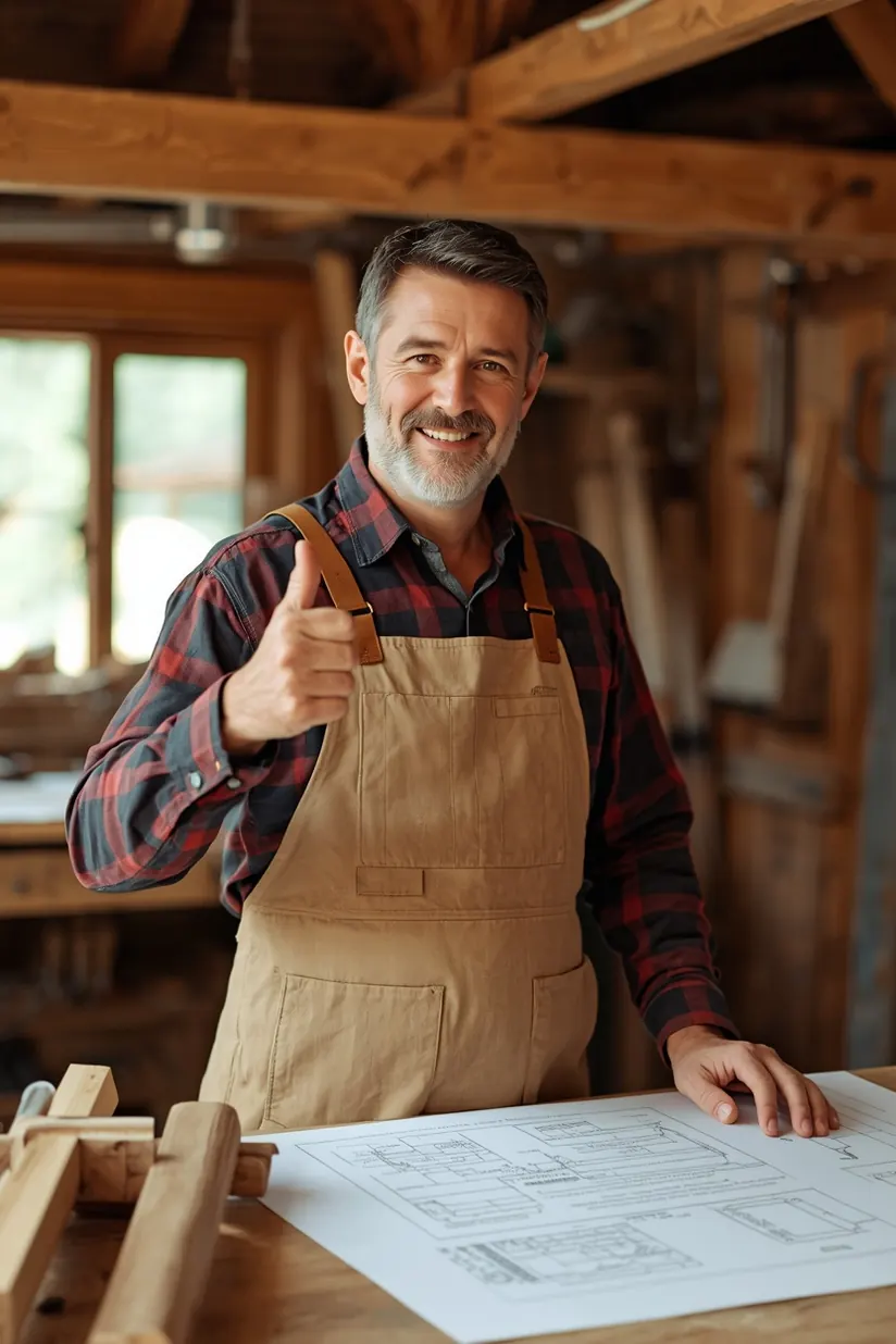 Woodworker behind the plans library
